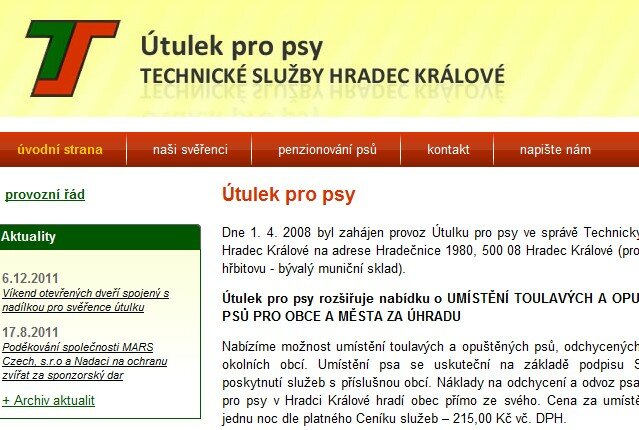 Útulek Hradec Králové